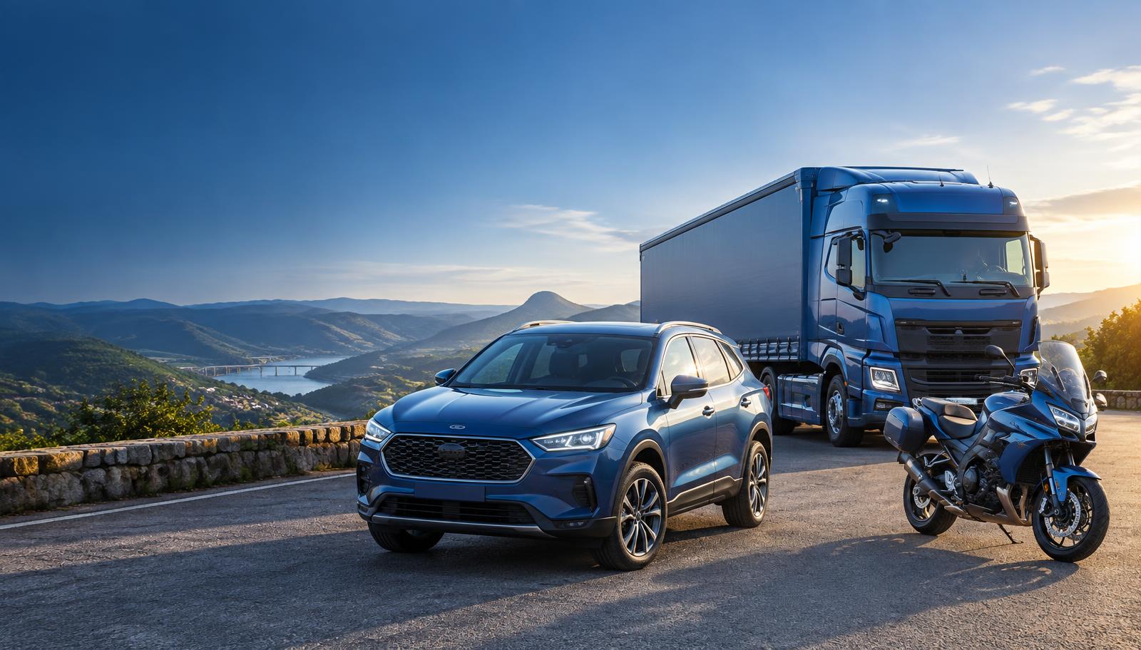 Carro, moto e caminhão protegidos pela APVS